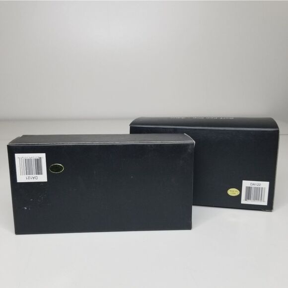 Golf Theme Business Card Holder Pen Holder Set Boxed Aqua - Picture 8 of 8